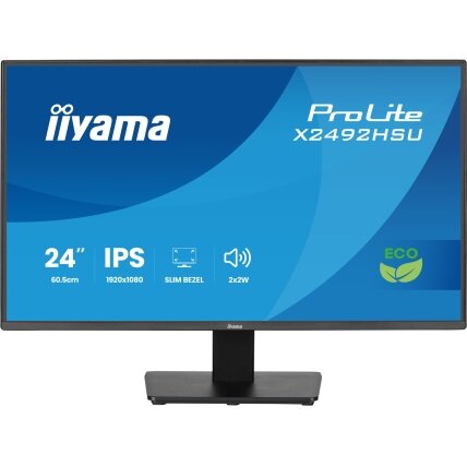 24” IPS Full HD panel with 4-side slim bezel  1