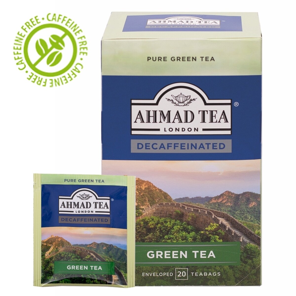 Ahmad Tea Žalioji arbata be kofeino