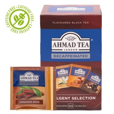Ahmad Tea Arbata be kofeino ''Indulgent Selection''