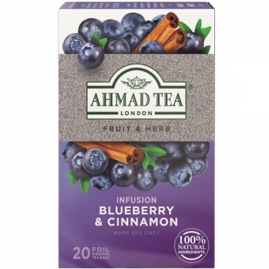 Ahmad Tea Natūrali arbata ''Blueberry & Cinnamon'' 3