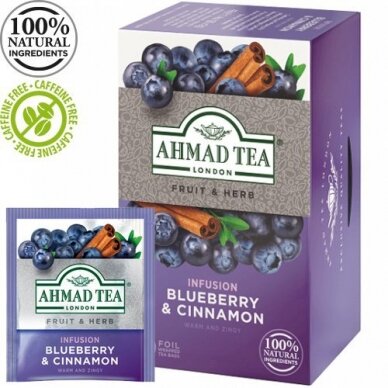 Ahmad Tea Natūrali arbata ''Blueberry & Cinnamon''
