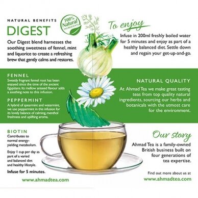 Ahmad Tea Natūrali arbata ''Digest'' 3