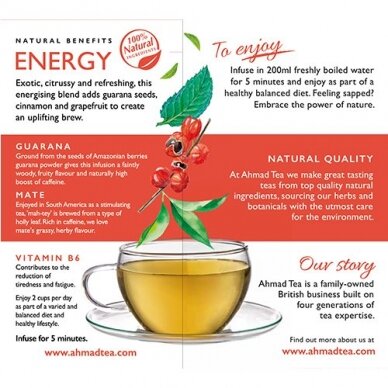 Ahmad Tea Natūrali arbata ''Energy'' 3