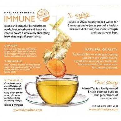 Ahmad Tea Natūrali arbata ''Immune'' 3