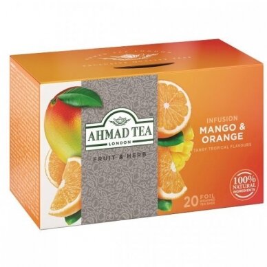 Ahmad Tea Natūrali arbata ''Mango & Orange'' 2