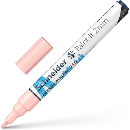 Akrilinis žymeklis SCHNEIDER Paint-it 310, 2 mm, abrikosinė sp. Akrilinis žymeklis SCHNEIDER Paint-it 310, 2 mm, abrikosinė sp.