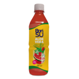 Aloe Vera sulčių gėrimas BONSU arbūzų skonio su minkštimu, (59%), 500ml