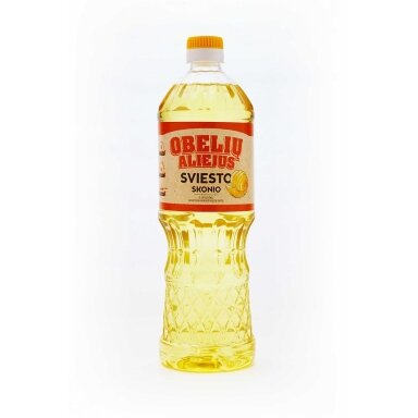 Aliejus OBELIŲ sviesto skonio, 0,9 l