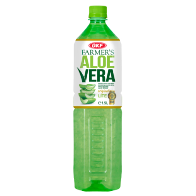 Aloe vera gėrimas, OKF FARMERS, su baltųjų vynuogių sultimis, 1,5 l Aloe vera gėrimas, OKF FARMERS, su baltųjų vynuogių sultimis, 1,5 l