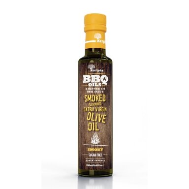Alyvuogių aliejus KARPEA, BBQ, extra virgin, dūmo skonio, 250 ml