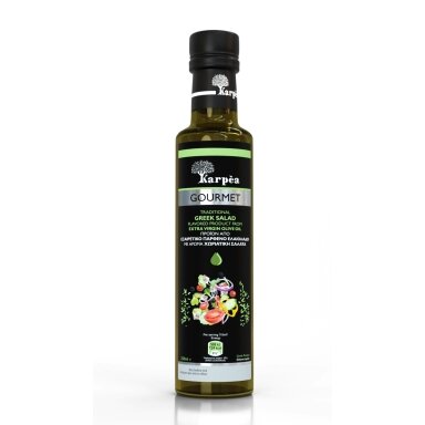 Alyvuogių aliejus KARPEA, Gourmet, extra virgin, graikiškoms salotoms, 250 ml