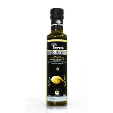 Alyvuogių aliejus KARPEA, Gourmet, extra virgin, sviesto skonio, 250 ml