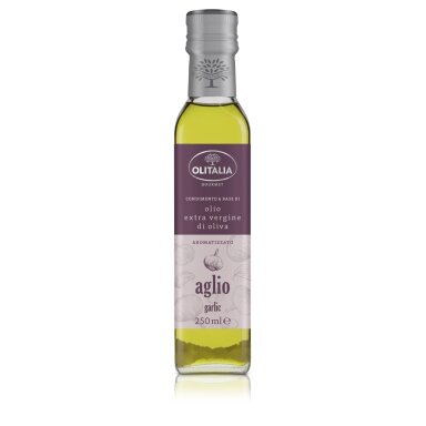 Alyvuogių aliejus OLITALIA, su česnakais, 250 ml
