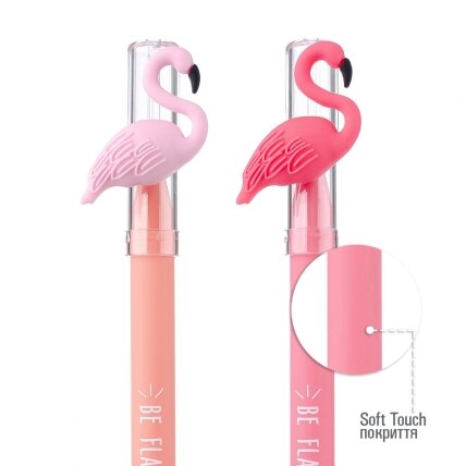 Aliejinis rašiklis YECaribbean flamingo 0,7mm, mėlynas 2