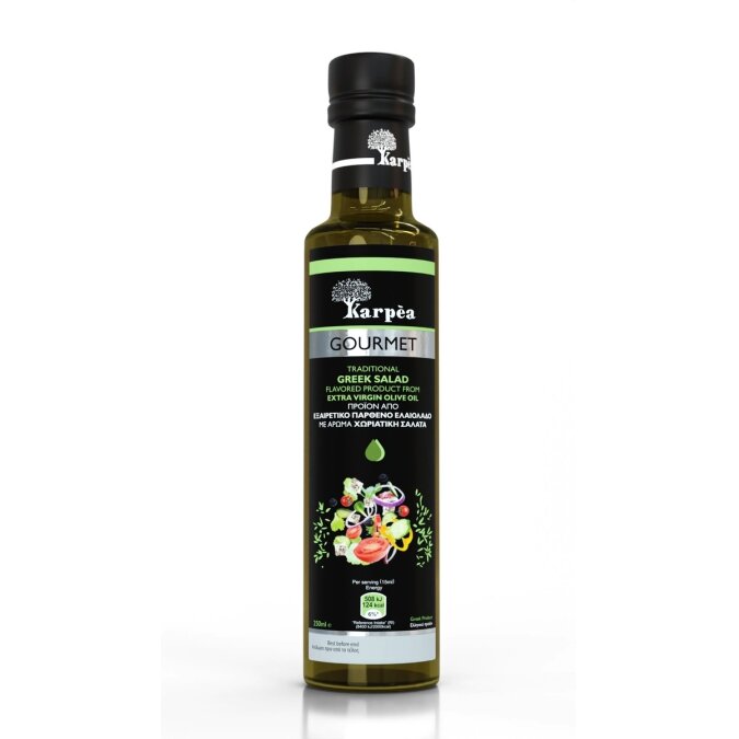 Alyvuogių aliejus KARPEA, Gourmet, extra virgin, graikiškoms salotoms, 250 ml