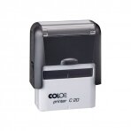 Antspaudas COLOP Printer C20, juodas korpusas, bespalvė pagalvėlė