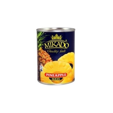 Ananasų griežinėliai MIKADO, 565 g / 340 g
