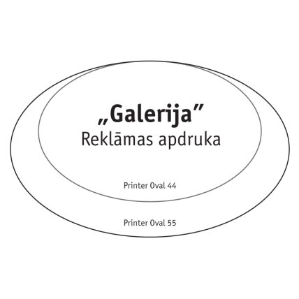 Antspaudas Colop Printer OVAL44, mėlyna pagalvėlė 1 Antspaudas Colop Printer OVAL44, mėlyna pagalvėlė 1