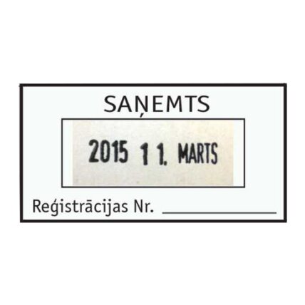 Antspaudas-datatorius S260 COLOP matmenys 24 x 45 mm, LATdata 1 Antspaudas-datatorius S260 COLOP matmenys 24 x 45 mm, LATdata 1
