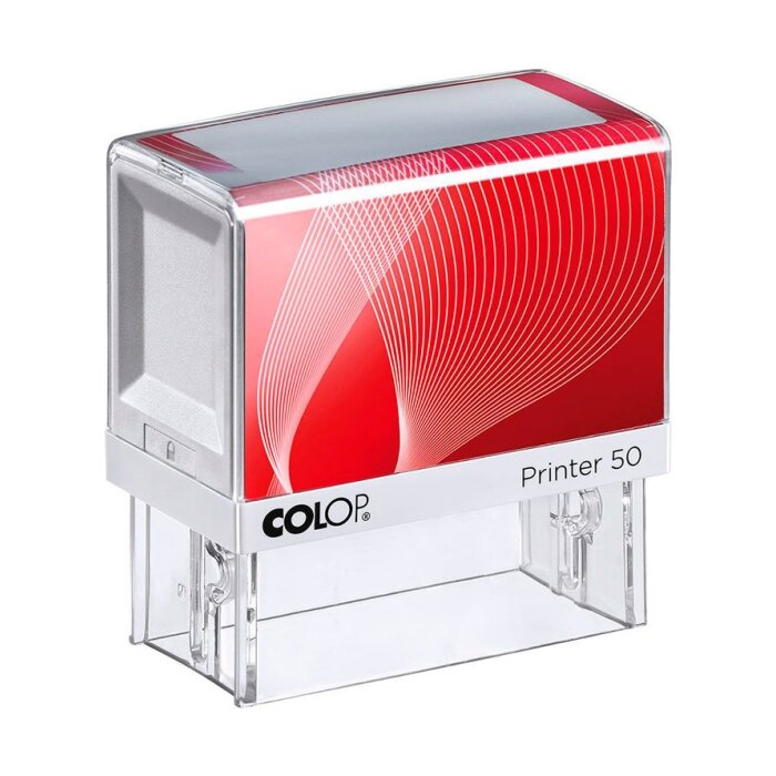 Antspaudas PRINTER 50 ĮV.SPALVŲ, su mėlyna pagalvėle