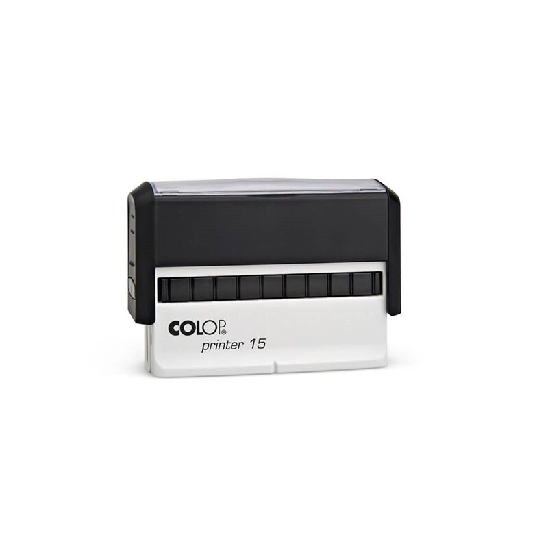 Antspaudas Colop PRINTER 15, mėlyna pagalvėlė Antspaudas Colop PRINTER 15, mėlyna pagalvėlė