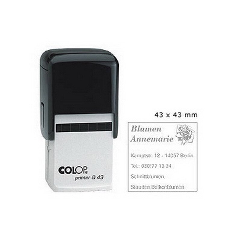 Antspaudas COLOP Printer Q43, bespalve pagalvėle Antspaudas COLOP Printer Q43, bespalve pagalvėle