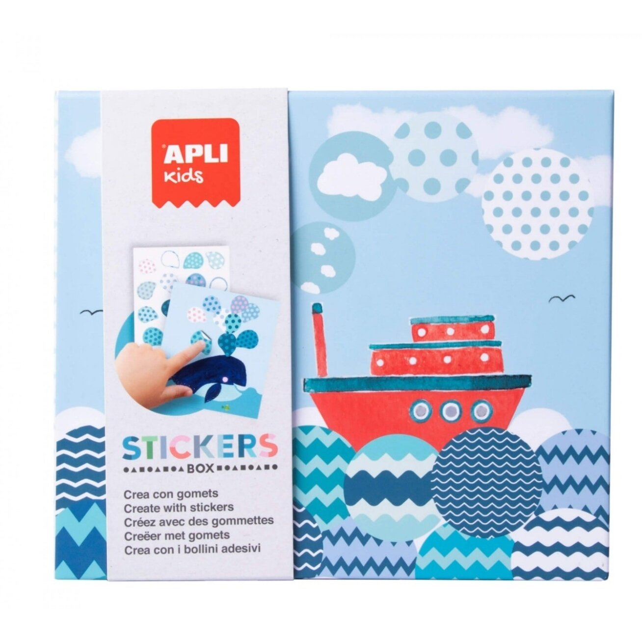 Apli Kids lipdukų žaidimas LAIVAS 4 Apli Kids lipdukų žaidimas LAIVAS 4
