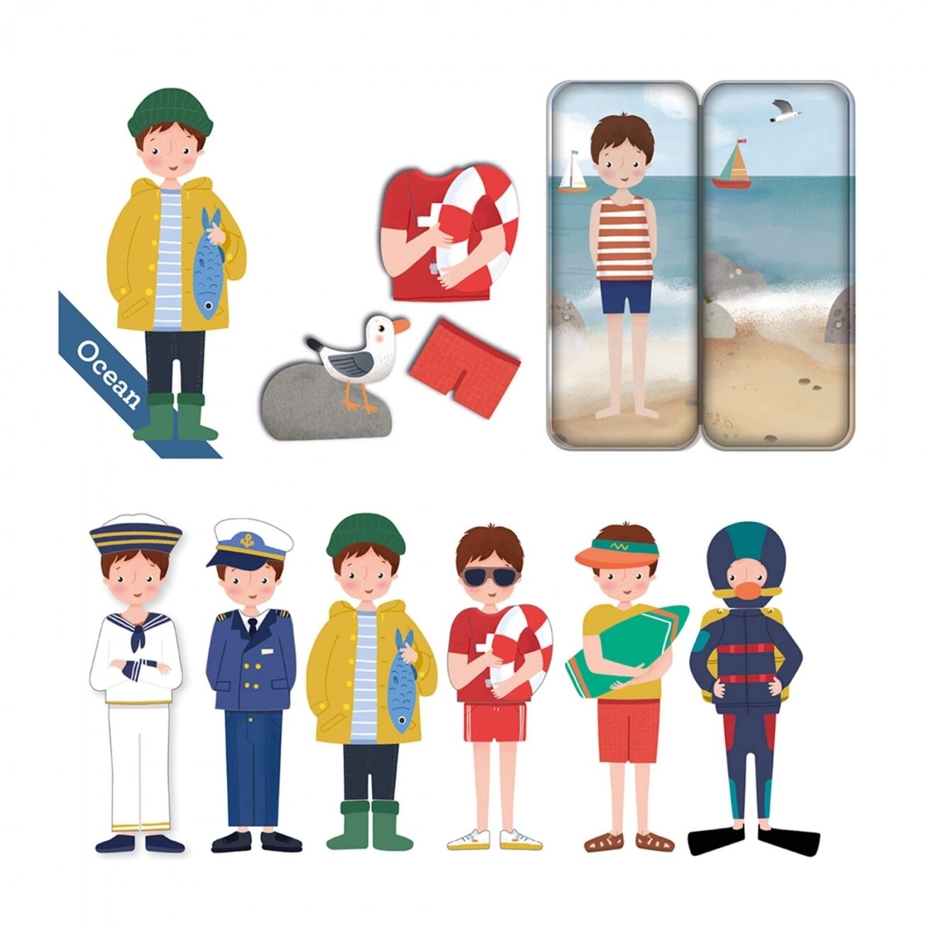 Apli Kids magnetinis žaidimas „Vandenynas“ Apli Kids magnetinis žaidimas „Vandenynas“