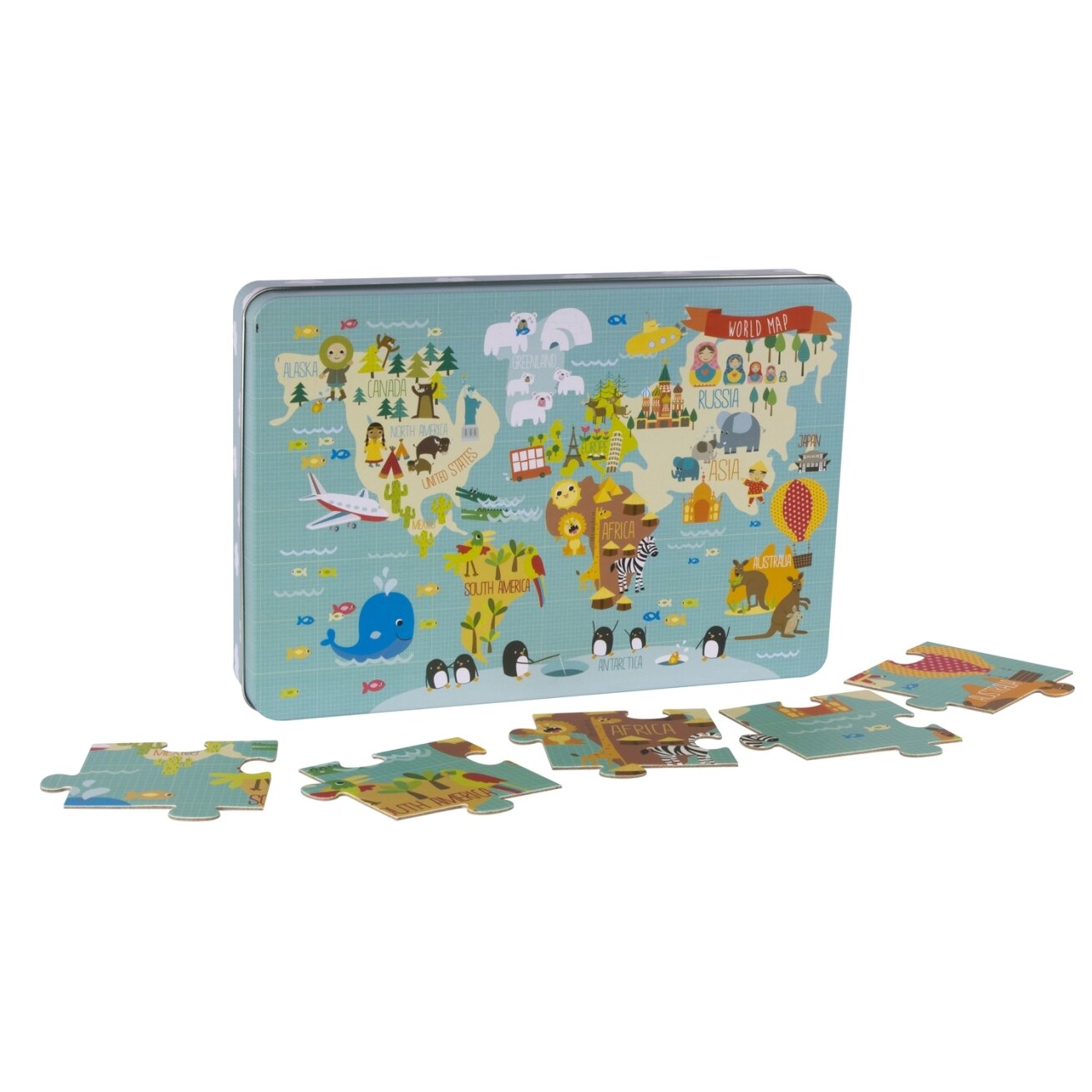 Apli Kids XL dėlionė PASAULIO ŽEMĖLAPIS 1 Apli Kids XL dėlionė PASAULIO ŽEMĖLAPIS 1