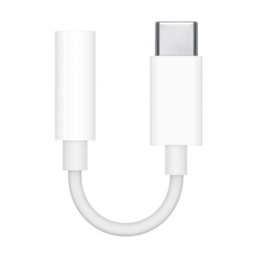 Apple USB-C į 3.5 mm jack Adapteris, Balta
