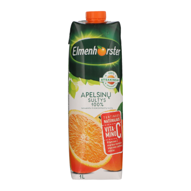 Apelsinų sultys ELMENHORSTER, 100%,1 l