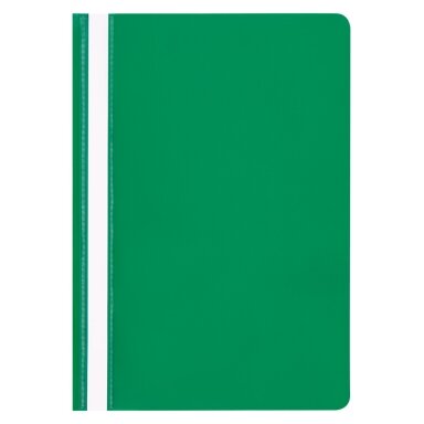 Aplankas dokumentams su įsegėle Panta Plast A4,  (pak. -10 vnt.), žalia