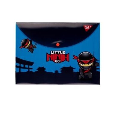 Aplankas (vokas) su spaustuku YES "Ninja", A4 Aplankas (vokas) su spaustuku YES "Ninja", A4
