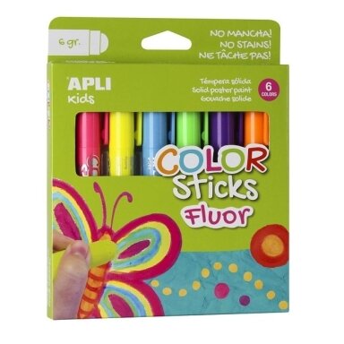 Apli Kids dažų pastelės (ypač ryškios)