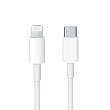 Apple MM0A3ZM/A USB-C - Lightning Kabelis 1 m, Balta