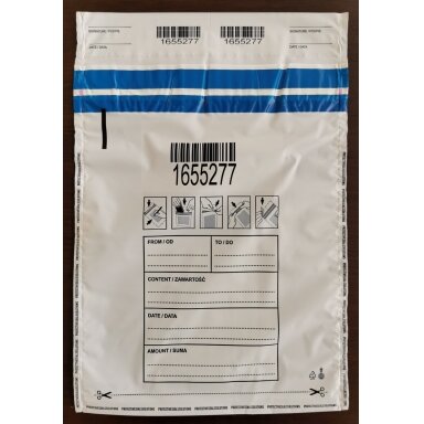 Apsauginis vokas, B5, 200x255 mm, baltos sp., 100 vnt./pak. Apsauginis vokas, B5, 200x255 mm, baltos sp., 100 vnt./pak.