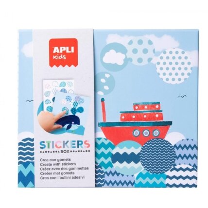 Apli Kids lipdukų žaidimas LAIVAS 4 Apli Kids lipdukų žaidimas LAIVAS 4