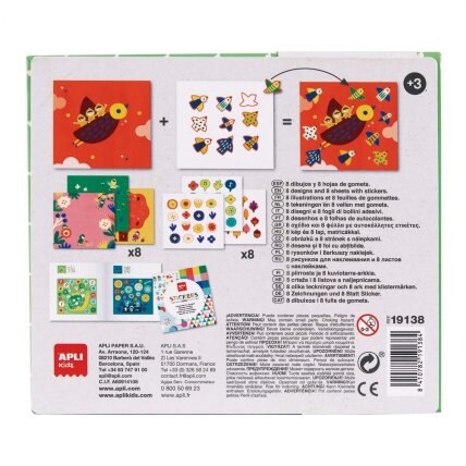 Apli Kids lipdukų žaidimas MAŽYLIAI 1 Apli Kids lipdukų žaidimas MAŽYLIAI 1