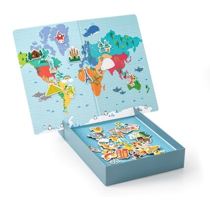 Apli Kids magnetinis žaidimas PASAULIO ŽEMĖLAPIS 1 Apli Kids magnetinis žaidimas PASAULIO ŽEMĖLAPIS 1
