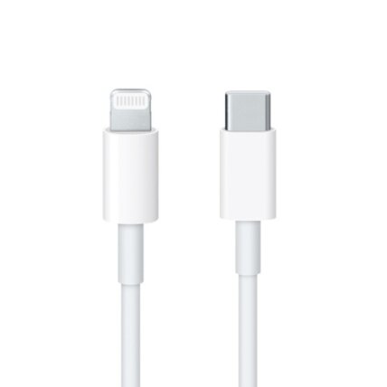 Apple MM0A3ZM/A USB-C - Lightning Kabelis 1 m, Balta Apple MM0A3ZM/A USB-C - Lightning Kabelis 1 m, Balta