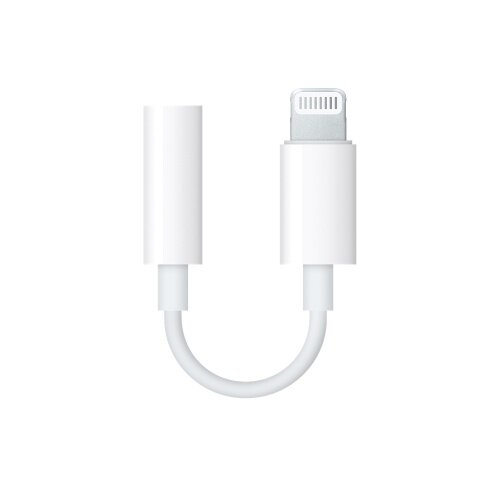 Apple Lightning to 3.5 mm Headphone Jack Adapteris, Balta