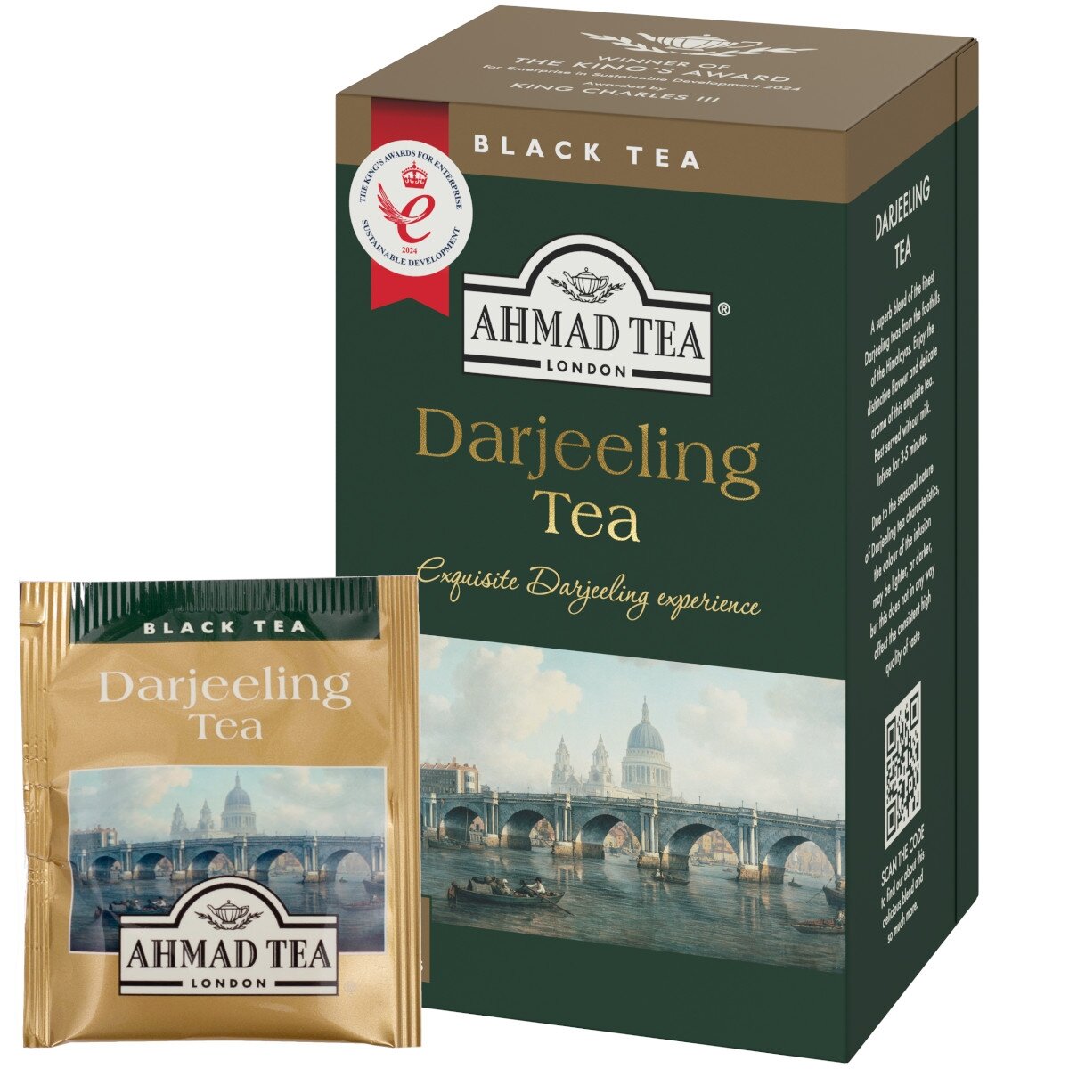 Arbata AHMAD Alu Darjeeling, juoda, 20 vnt. x 2 g Arbata AHMAD Alu Darjeeling, juoda, 20 vnt. x 2 g