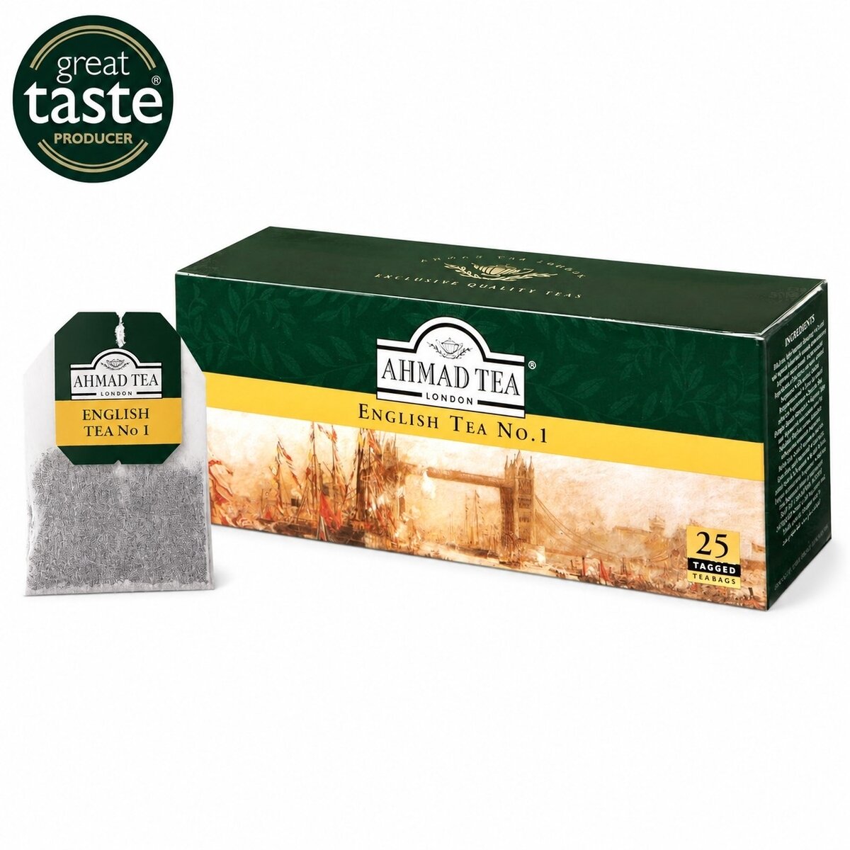 Arbata AHMAD ENGLISH TEA No.1, vokeliuose su siūlu Arbata AHMAD ENGLISH TEA No.1, vokeliuose su siūlu