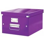 Archyvavimo dėžė LEITZ WOW, sudedama, A4, 200 x 281 x 370 mm, violetinė