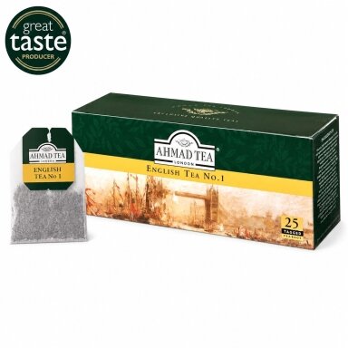 Arbata AHMAD ENGLISH TEA No.1, vokeliuose su siūlu Arbata AHMAD ENGLISH TEA No.1, vokeliuose su siūlu