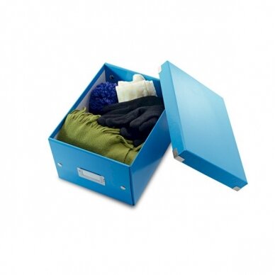 Archyvavimo dėžė LEITZ WOW, sudedama, A5, 160 x 220 x 282 mm, šviesiai mėlyna 1