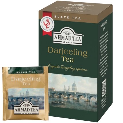 Arbata AHMAD Alu Darjeeling, juoda, 20 vnt. x 2 g Arbata AHMAD Alu Darjeeling, juoda, 20 vnt. x 2 g