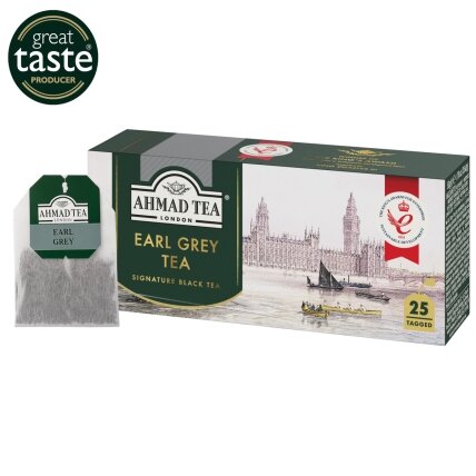 Arbata AHMAD EARL GREY, vokeliuose su siūlu Arbata AHMAD EARL GREY, vokeliuose su siūlu