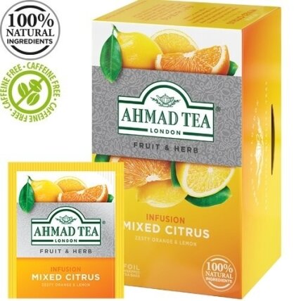 Arbata AHMAD MIXED CITRUS 20 vokelių po 2g Arbata AHMAD MIXED CITRUS 20 vokelių po 2g