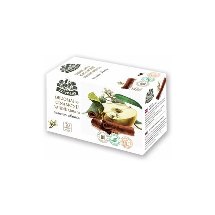 Arbata ŽOLYNĖLIS, su obuoliais ir cinamonu 20 x 2,5 g Arbata ŽOLYNĖLIS, su obuoliais ir cinamonu 20 x 2,5 g